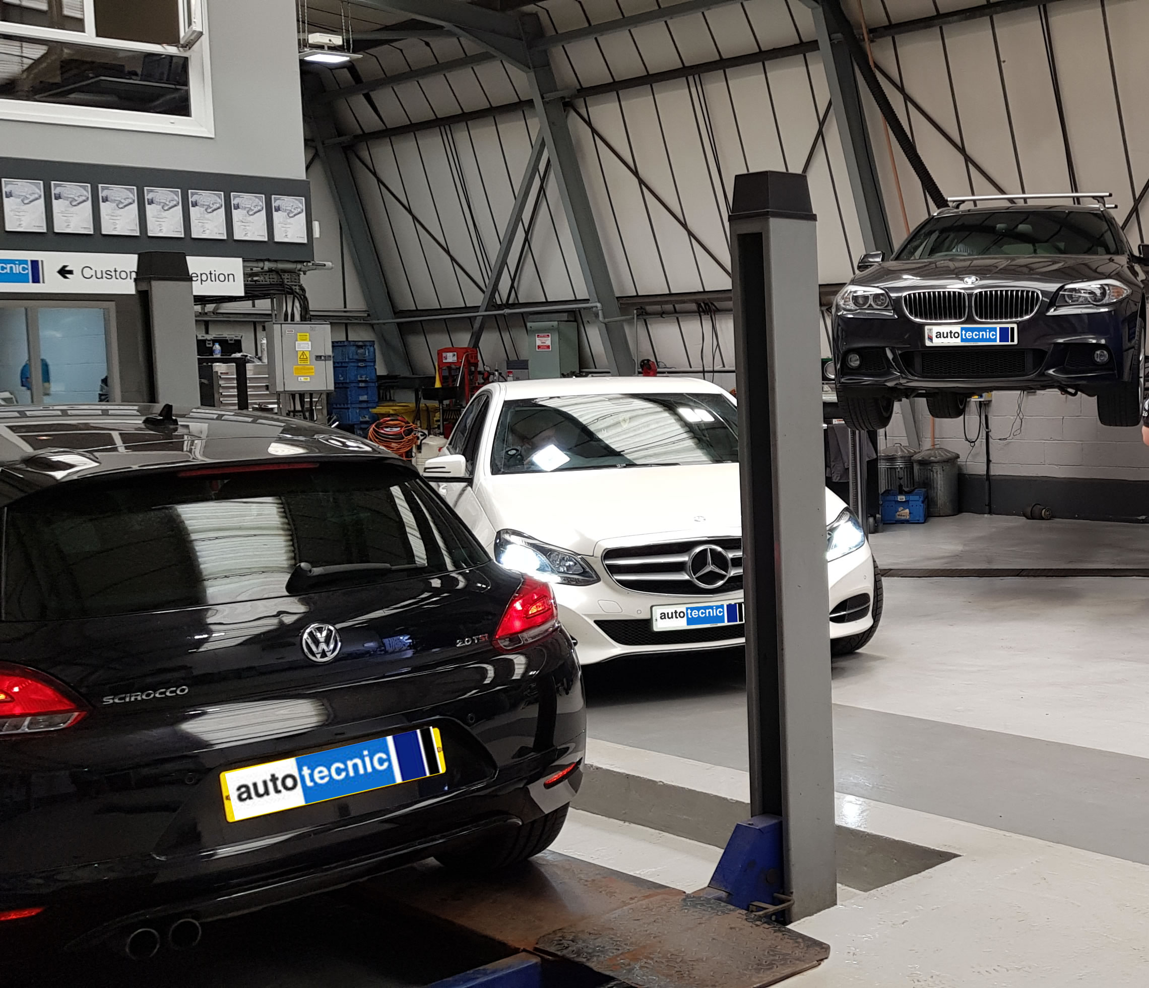 autotecnic workshop VW Scirocco Mercedes BMW